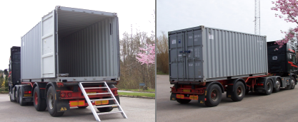 Sådan gør du: 1. Vi leverer container på adressen. 2. Containeren pakkes. 3. Containeren flyttes til ny adresse.